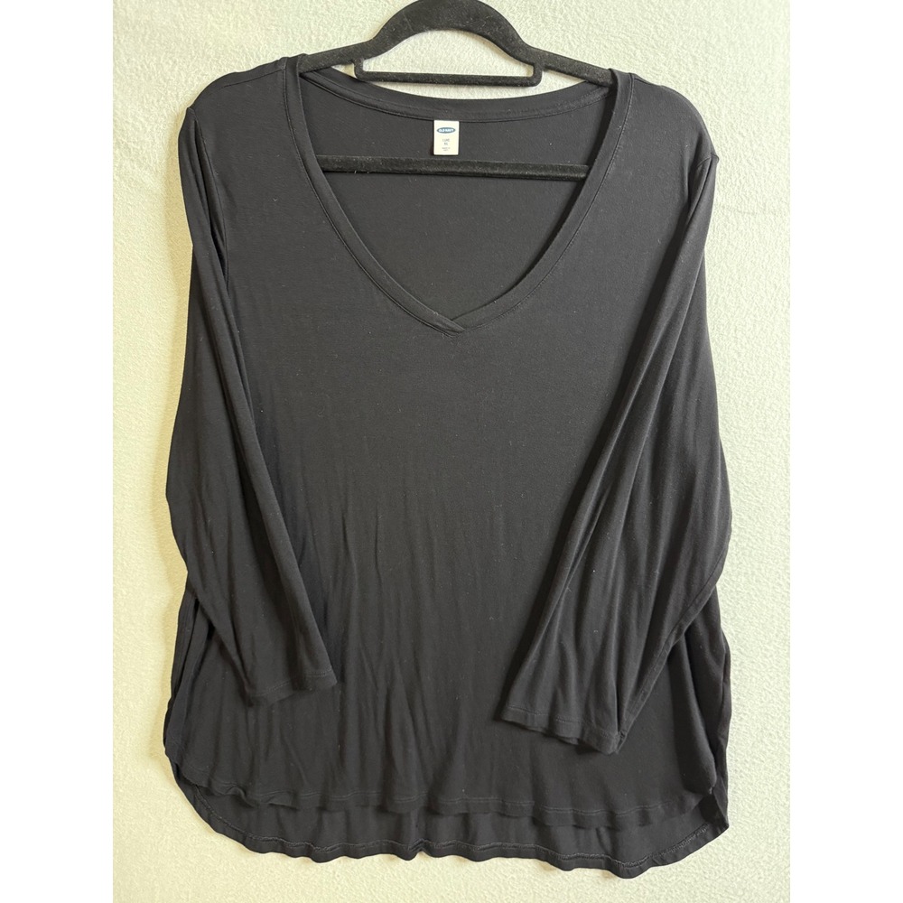 Old‎ Navy Top Women's Extra Large Luxe V-Neck Top Long Sleeve Casual Everyday